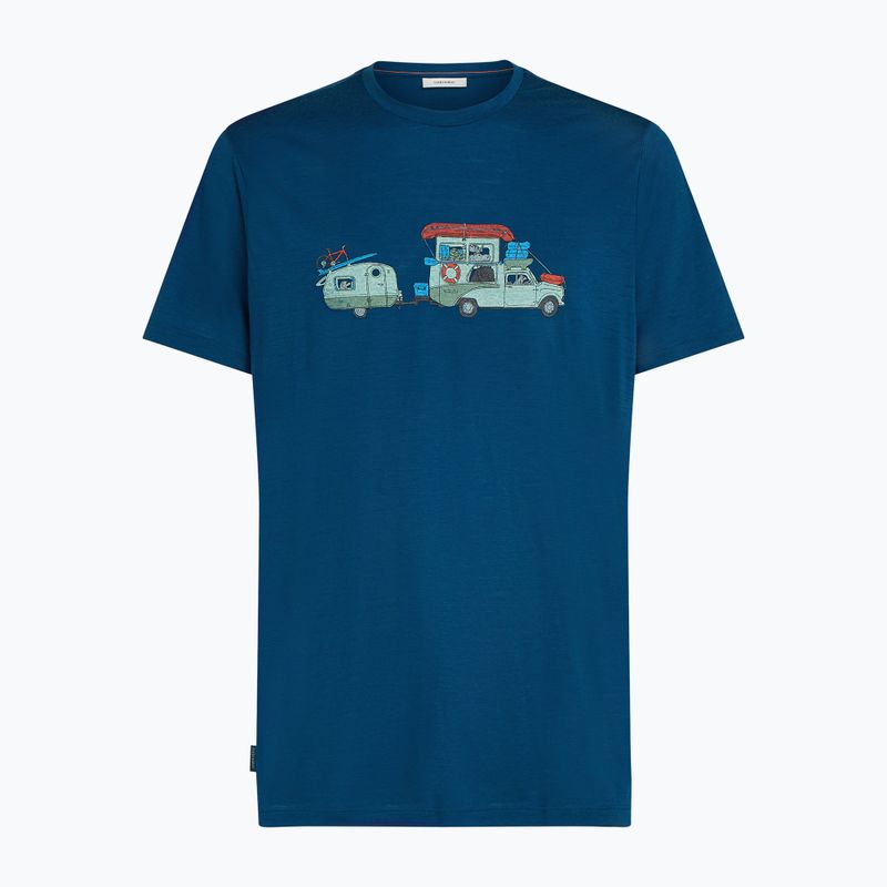 Tricou pentru bărbați icebreaker Merino 150 Tech Lite Transportage Tee atlantis 7