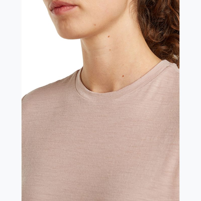 Tricou de trekking pentru femei icebreaker Merino 150 Tech Lite III Tee pink quartz 5