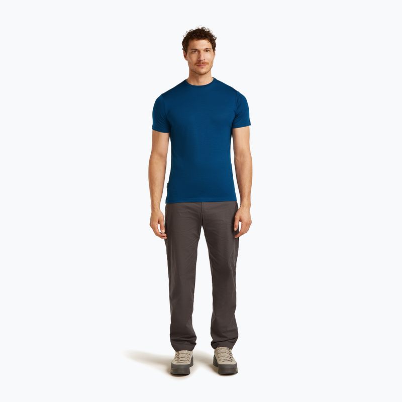 Tricou de trekking pentru bărbați icebreaker Merino 125 Cool-Lite Sphere III Tee atlantis 2