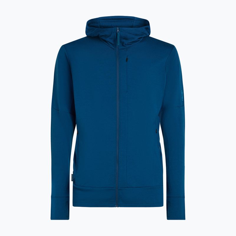 Bluză pentru bărbați icebreaker Merino 260 Quantum IV Zip Hoodie atlantis 10
