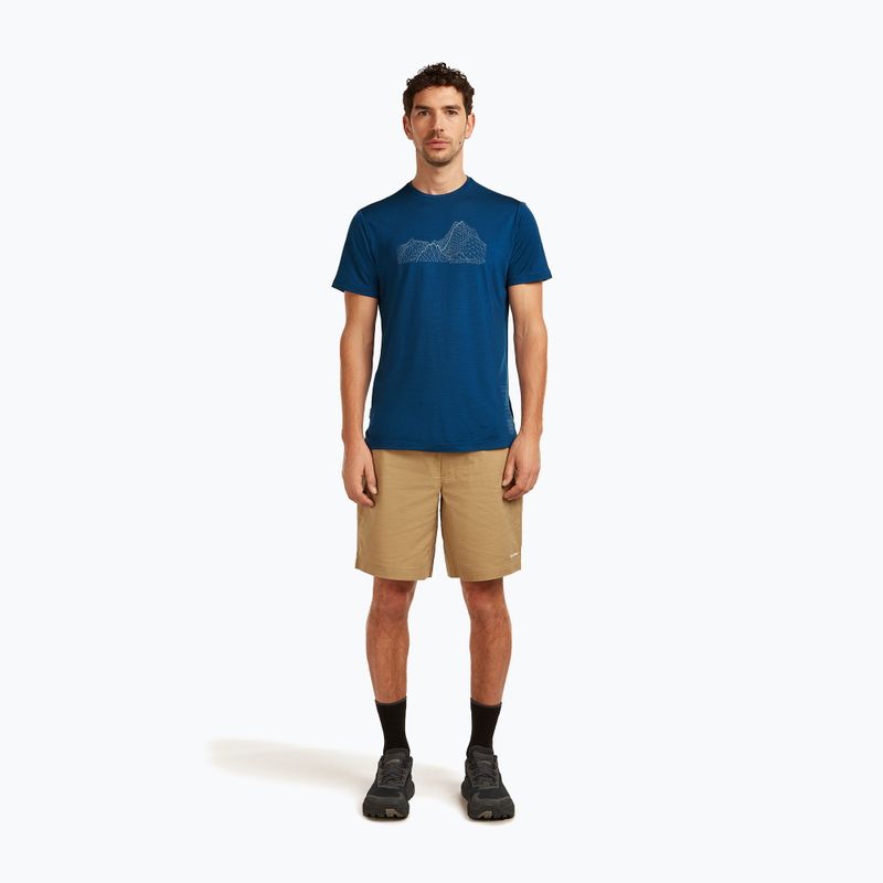 Tricou pentru bărbați icebreaker Merino 125 Cool-Lite Sphere Beta Tee atlantis 2