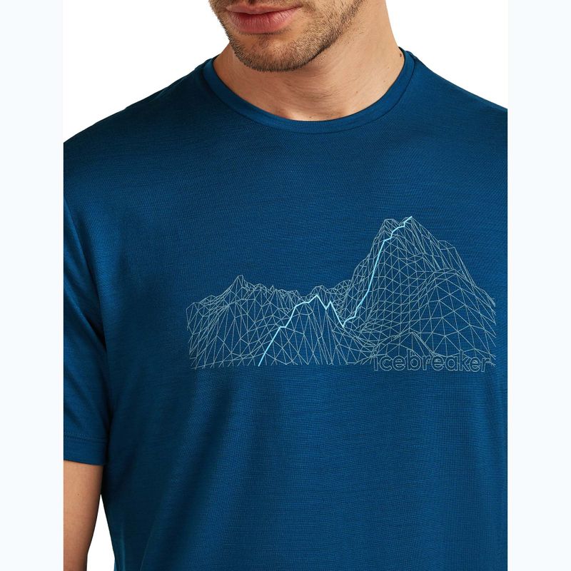 Tricou pentru bărbați icebreaker Merino 125 Cool-Lite Sphere Beta Tee atlantis 5