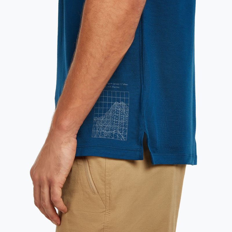 Tricou pentru bărbați icebreaker Merino 125 Cool-Lite Sphere Beta Tee atlantis 6