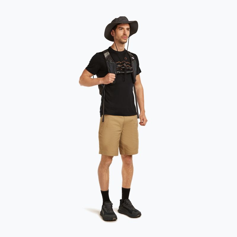 Tricou pentru bărbați icebreaker Merino 125 Cool-Lite Sphere Tee Across The Peaks black 4