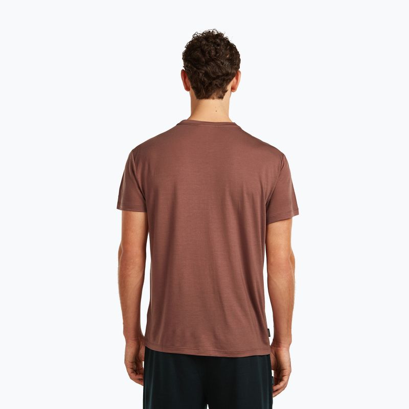 Tricou pentru bărbați icebreaker Merino Core Canoe Companions carob 3