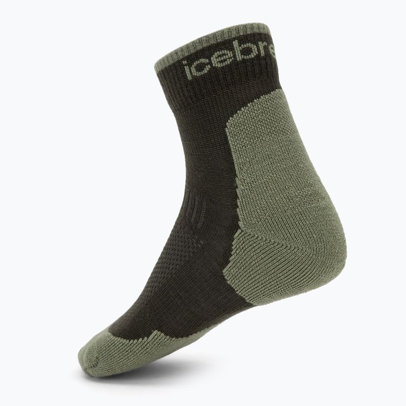 Șosete pentru bărbați Icebreaker Merino Hike+ Light Mini dark loden/lichen 2