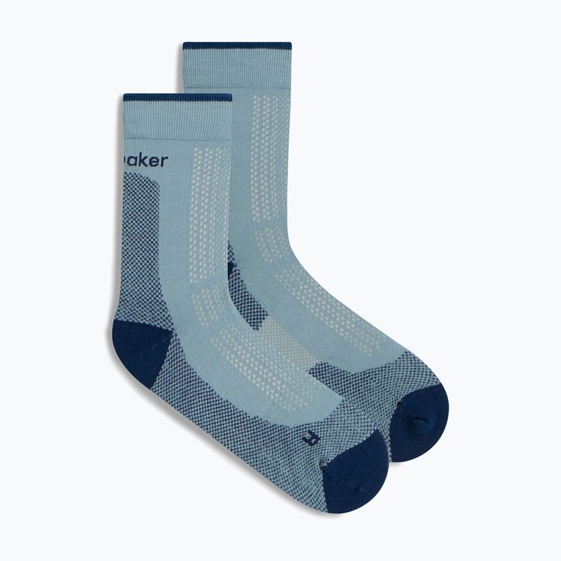 Șosete pentru bărbați Icebreaker Merino Hike+ Ultralight Quarter flint blue/atlantis 2