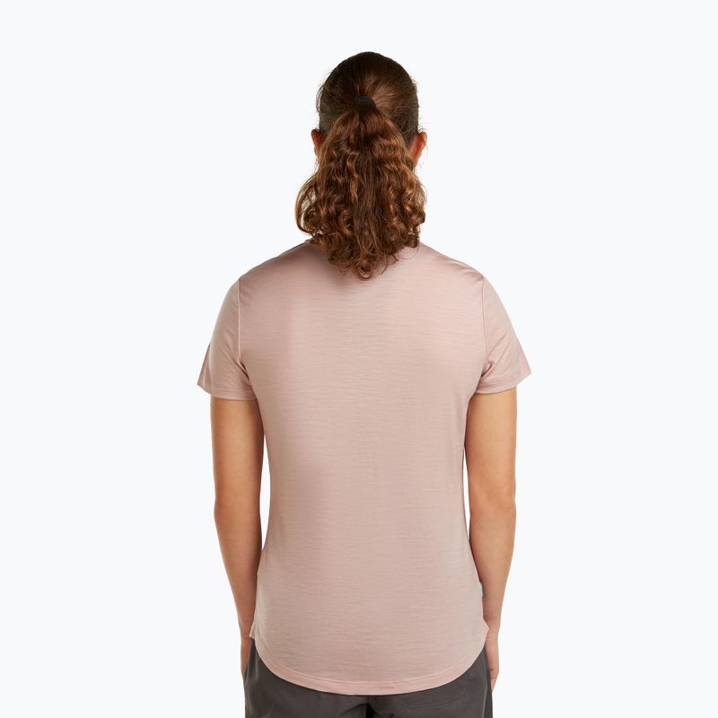 Tricou de trekking pentru femei icebreaker Merino 125 Cool-Lite™ Sphere III pink quartz 3