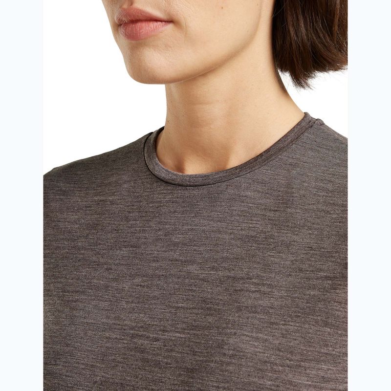 Tricou de trekking pentru femei icebreaker Merino 125 Cool-Lite™ Sphere III bittersweet hthr 5