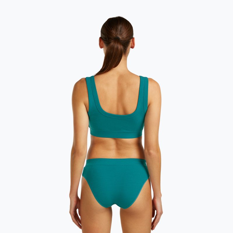 Sutien termoactiv icebreaker Merino Rib Lotus tidal teal 3