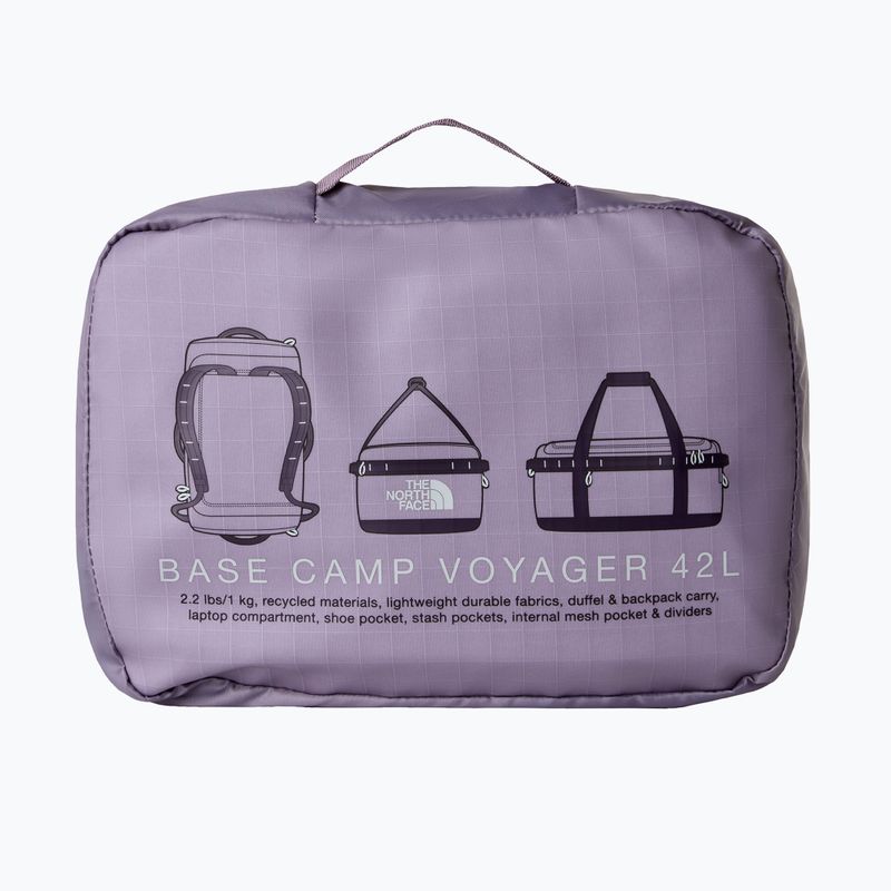 Geantă de voiaj The North Face Base Camp Voyager Duffel 42 transcendent grey/endle 4