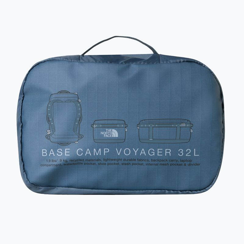 Geantă de voiaj The North Face Base Camp Voyager Duffel 32 l granite grey/frost grey 4