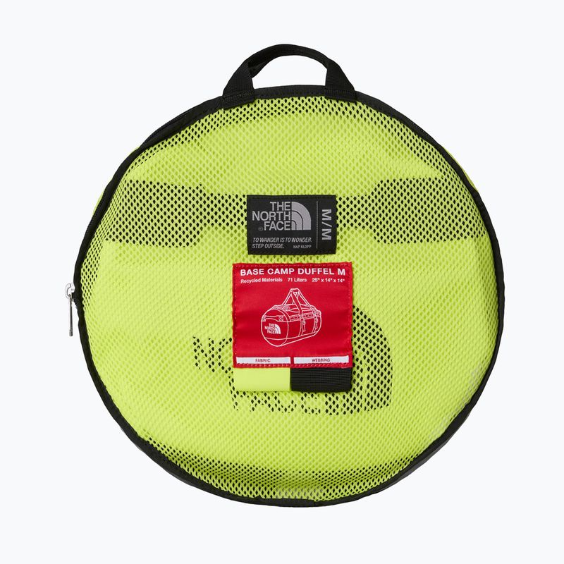 Geantă de voiaj The North Face Base Camp Duffel M 71 l fizz lime/lemon mist/tn 4