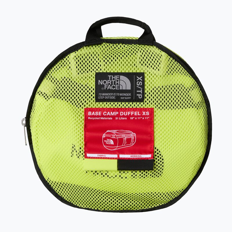 Geantă de voiaj The North Face Base Camp Duffel XS 31 l fizz lime/lemon mist/tn 4