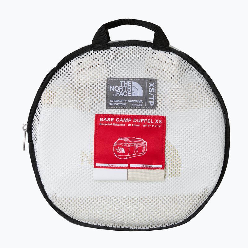 Geantă de voiaj The North Face Base Camp Duffel XS 31 l white ash/calacatta/pal 4