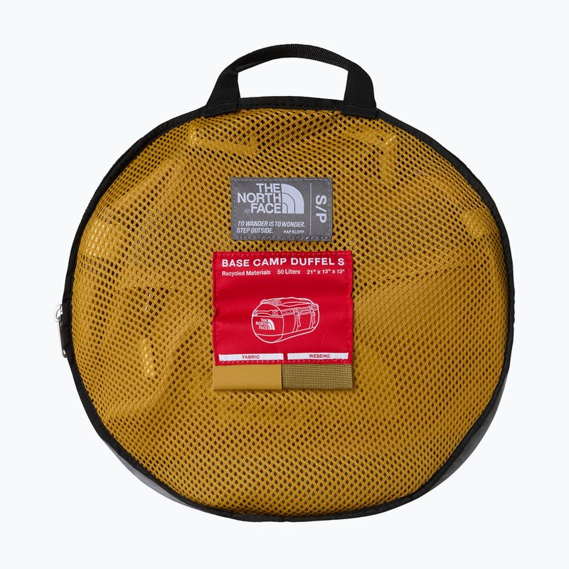 Geantă de voiaj The North Face Base Camp Duffel S 50 l golden tan/cedar/honeye 4