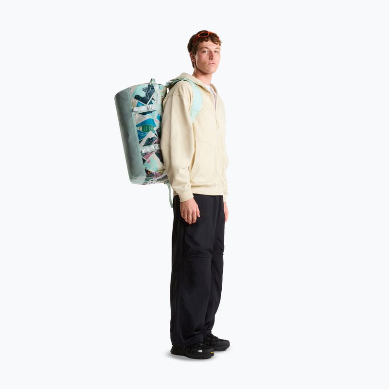 Geantă de voiaj The North Face Base Camp Duffel S 50 l opal frost tnf postcard 7