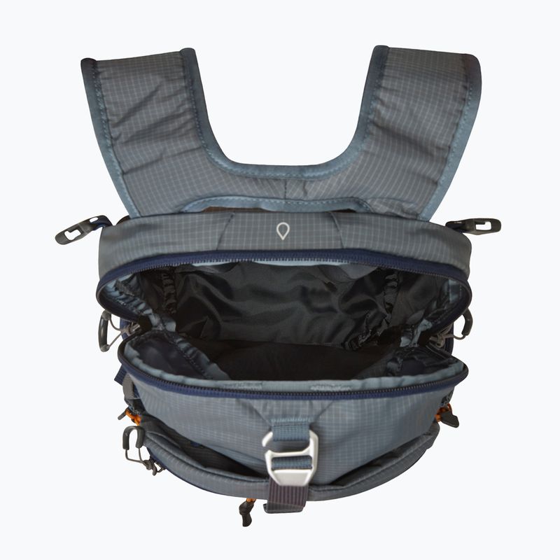 Rucsac turistic The North Face Trail Lite 12 l granite grey/summit navy/dust orange 5