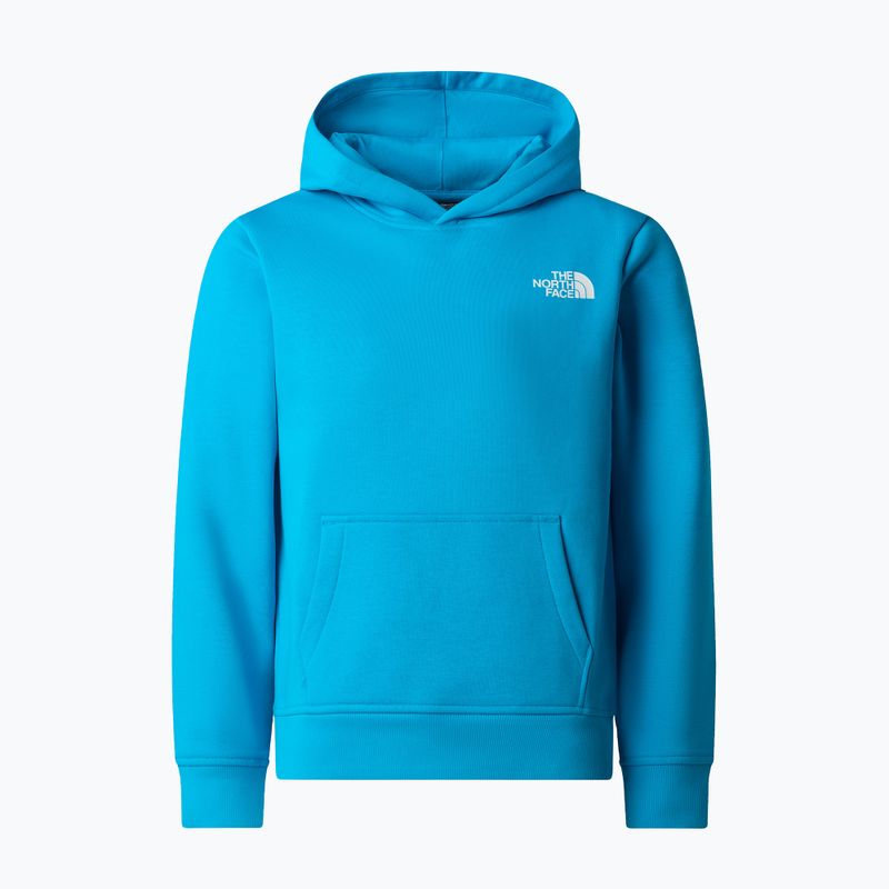 Bluză pentru copii The North Face Teen Box Nse Regular Hoodie meridian blue 5