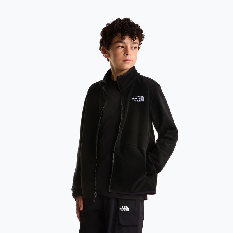 Bluză pentru copii The North Face Glacier Full Zip tnf black 6