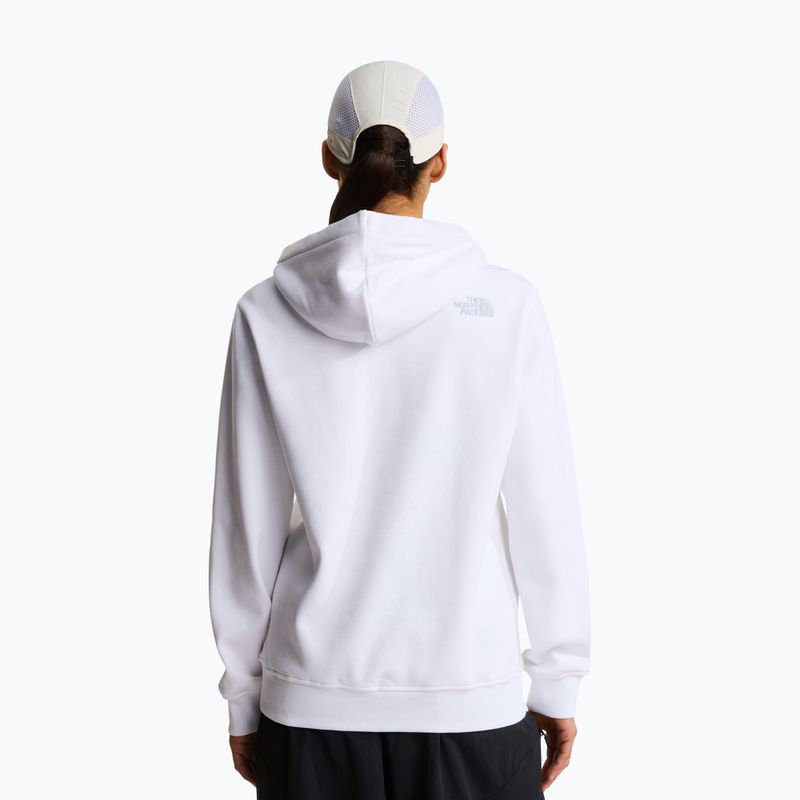 Bluză pentru femei The North Face Drew Peak Pullover Hoodie white/frost grey 3