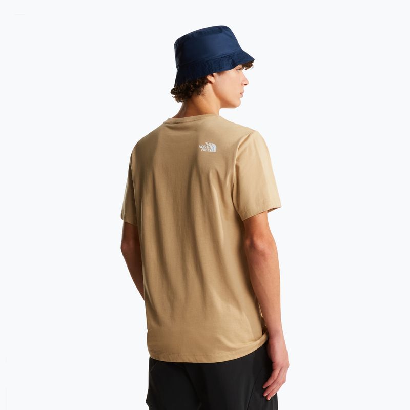 Tricou pentru bărbați The North Face Evolution Half Dome khaki stone 3