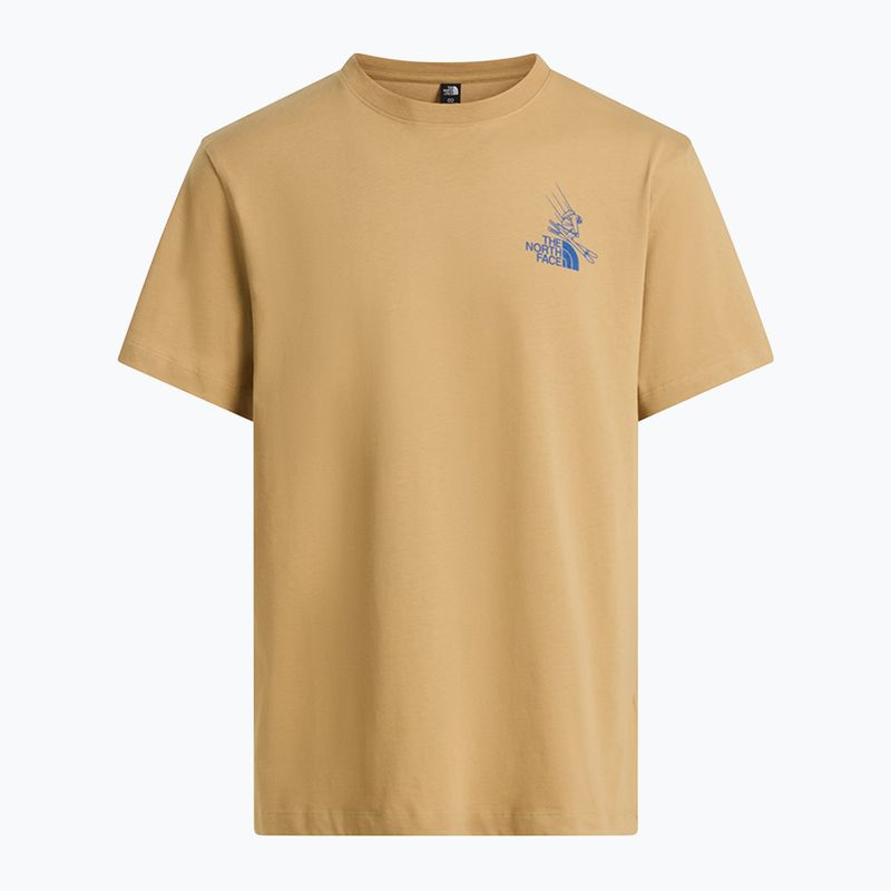 Tricou de trekking pentru bărbați The North Face Mountain Celebration Regular khaki stone 4