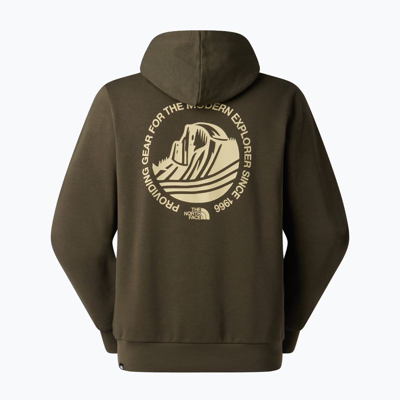 Bluză pentru bărbați The North Face Monte Regular Hoodie Graphic new taupe green 5
