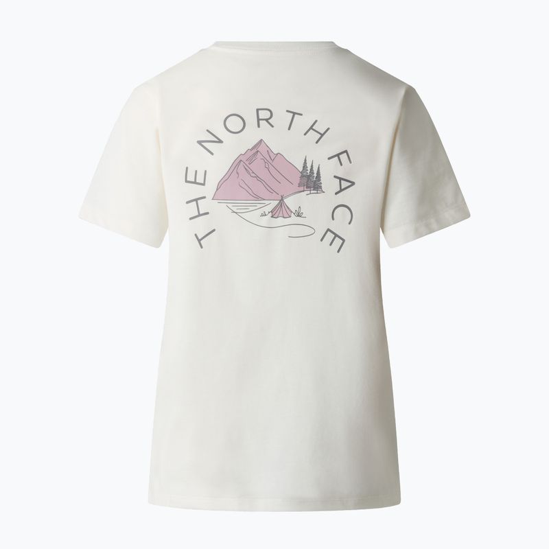 Tricou pentru femei The North Face Monte Regular Graphic white dune 2