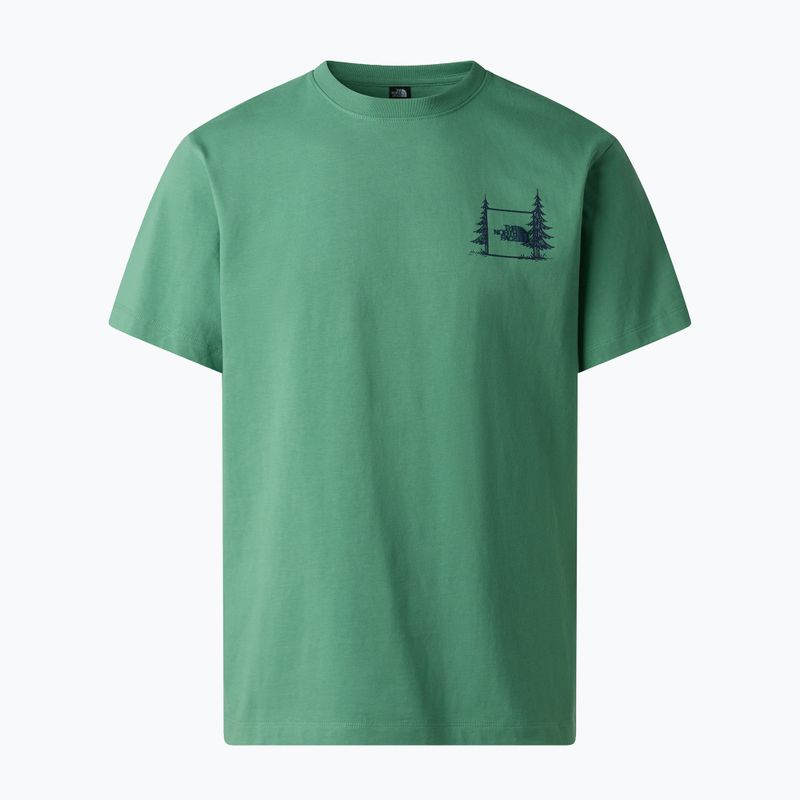 Tricou pentru bărbați The North Face Camping Relaxed dimmed algae 5