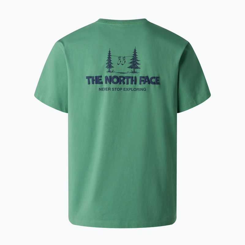 Tricou pentru bărbați The North Face Camping Relaxed dimmed algae 6