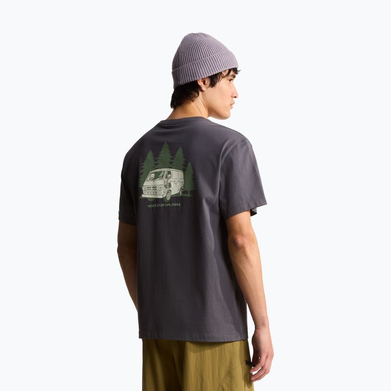 Tricou pentru bărbați The North Face Van Life Relaxed anthracite grey 3