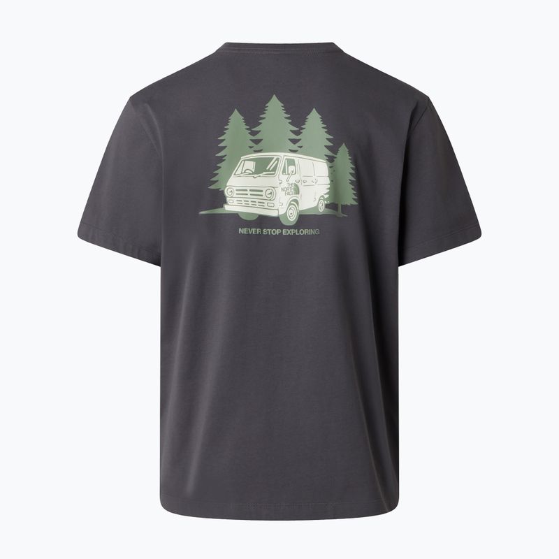 Tricou pentru bărbați The North Face Van Life Relaxed anthracite grey 5