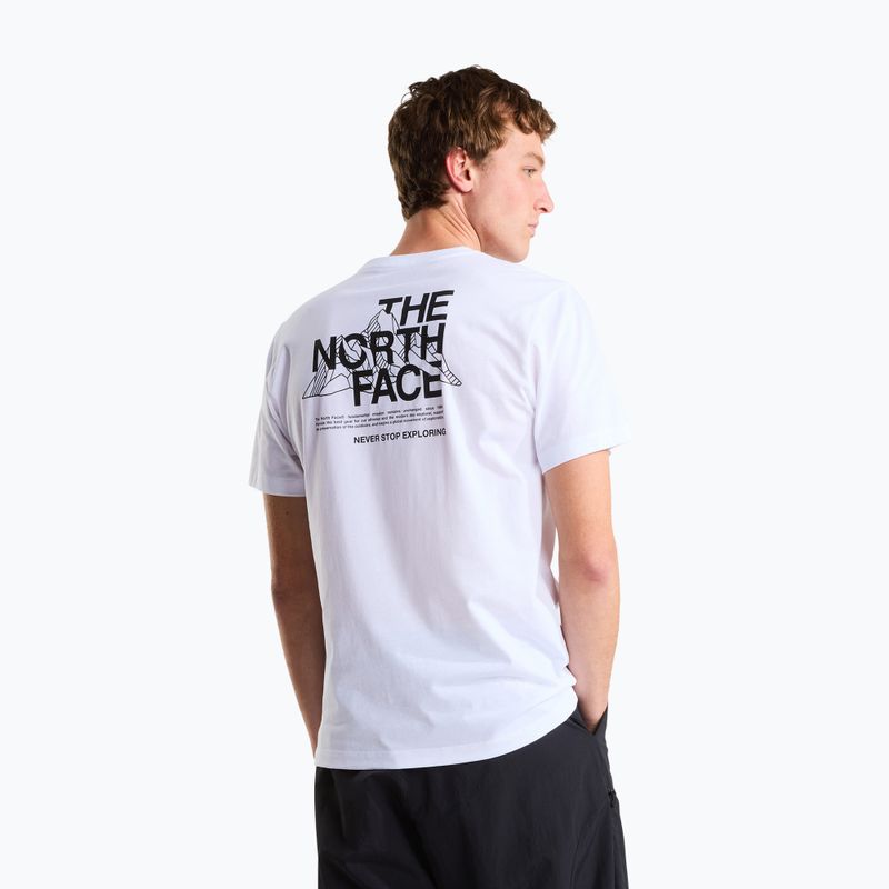 Tricou pentru bărbați The North Face Mountain Sketch Regular tnf white 3