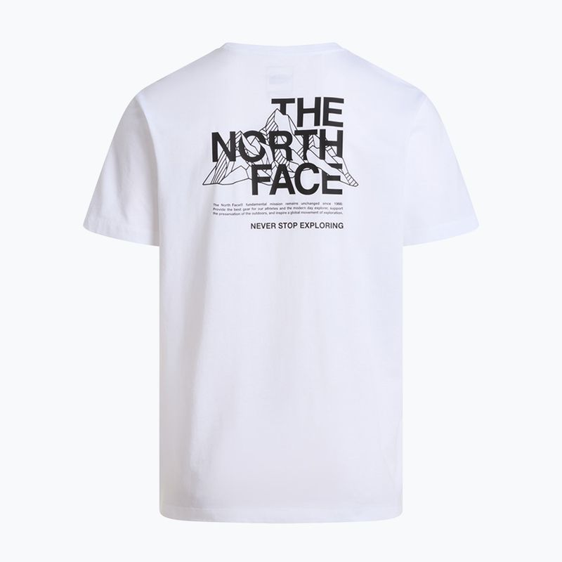 Tricou pentru bărbați The North Face Mountain Sketch Regular tnf white 5
