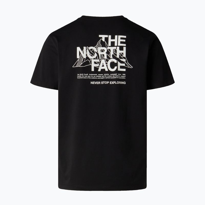 Tricou pentru bărbați The North Face Mountain Sketch Regular tnf black 6