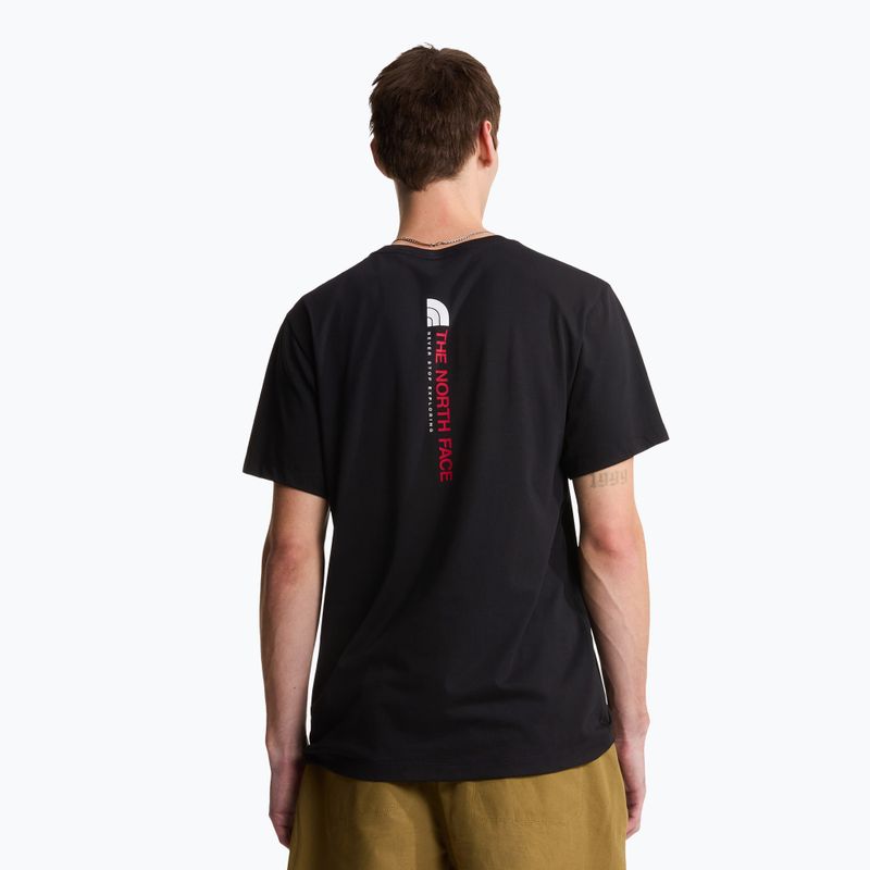 Tricou trekking pentru bărbați The North Face Vertical Regular tbf black 3