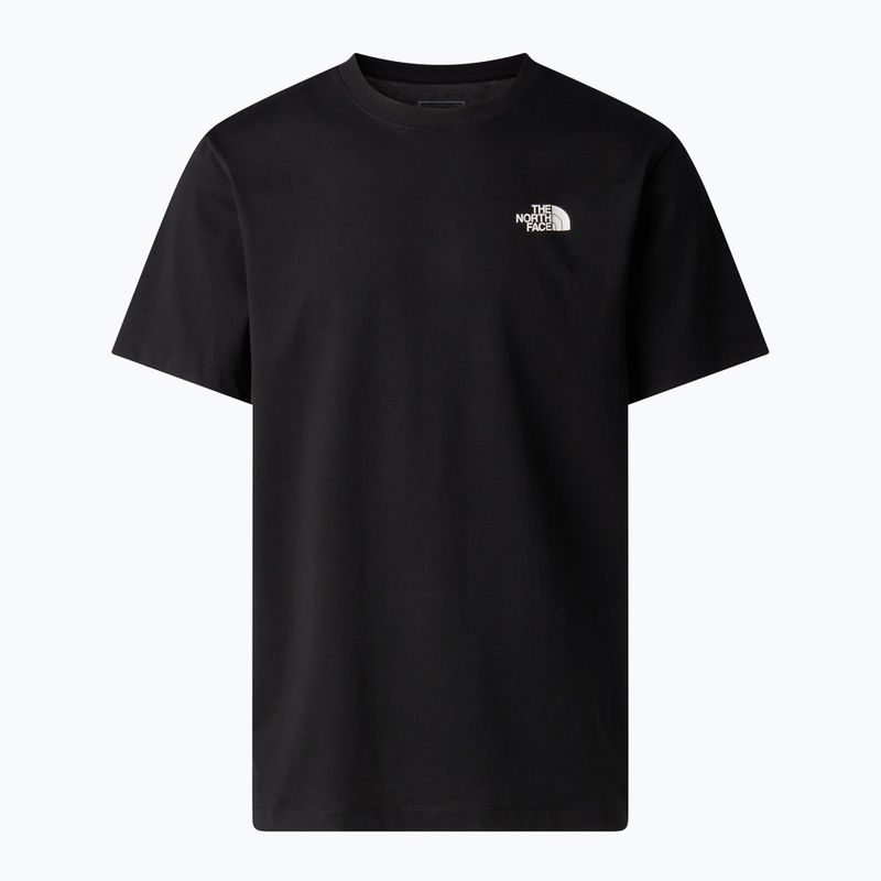 Tricou trekking pentru bărbați The North Face Vertical Regular tbf black 4