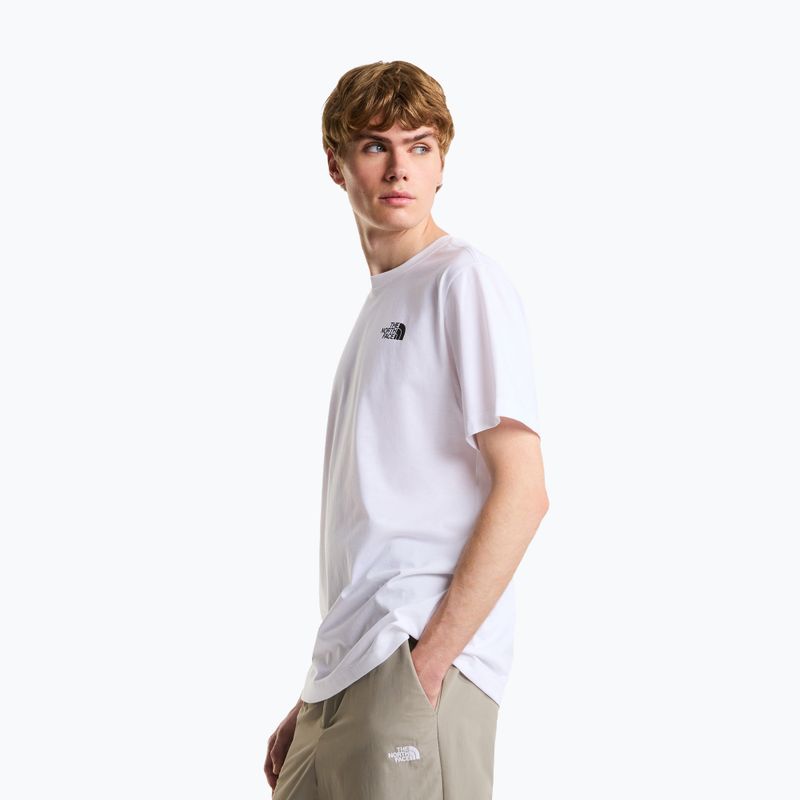 Tricou trekking pentru bărbați The North Face Vertical Regular tnf white 4