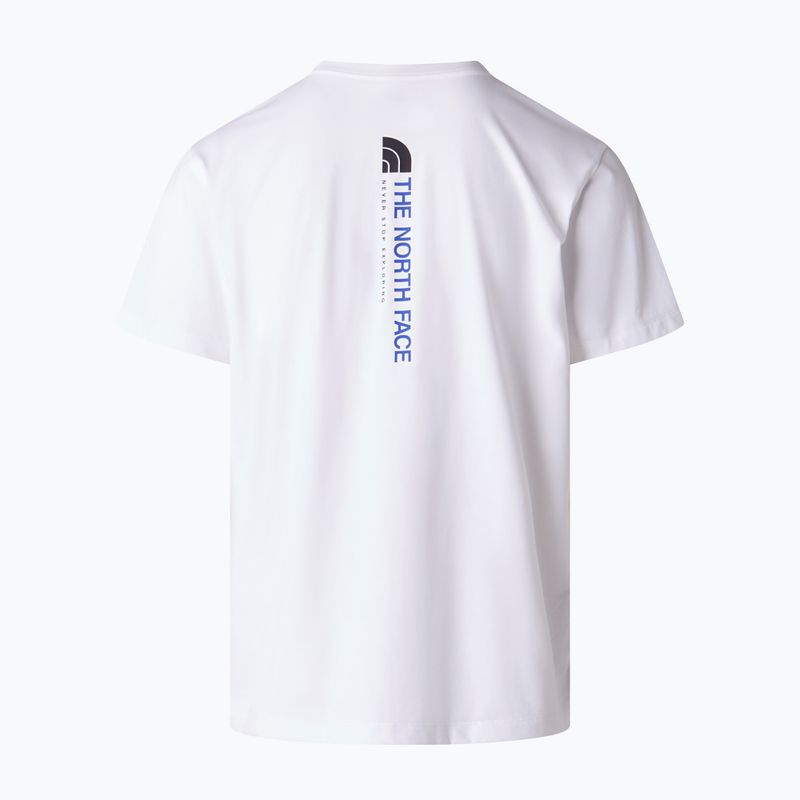 Tricou trekking pentru bărbați The North Face Vertical Regular tnf white 6