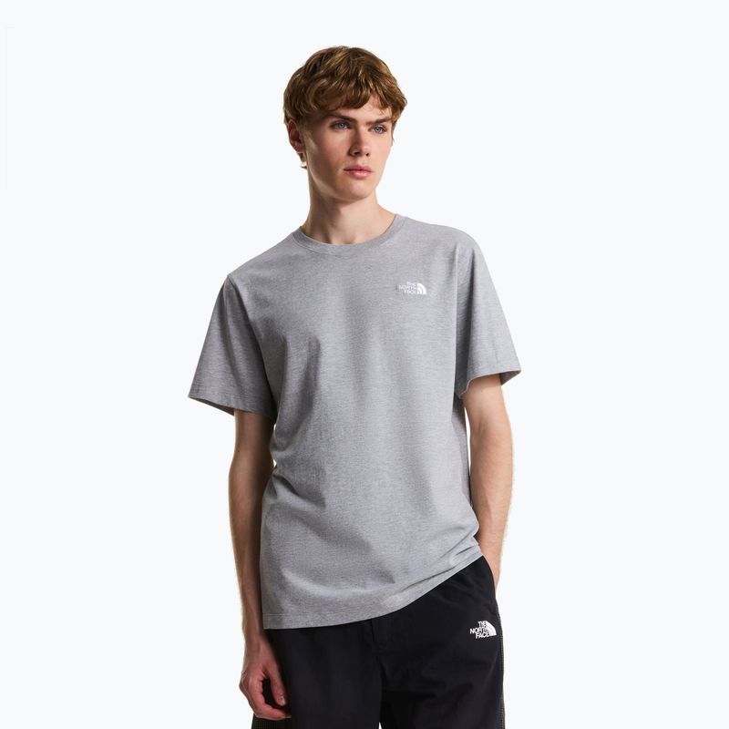Tricou pentru bărbați The North Face Evolution Simple Dome Regular SS tnf pale grey heather
