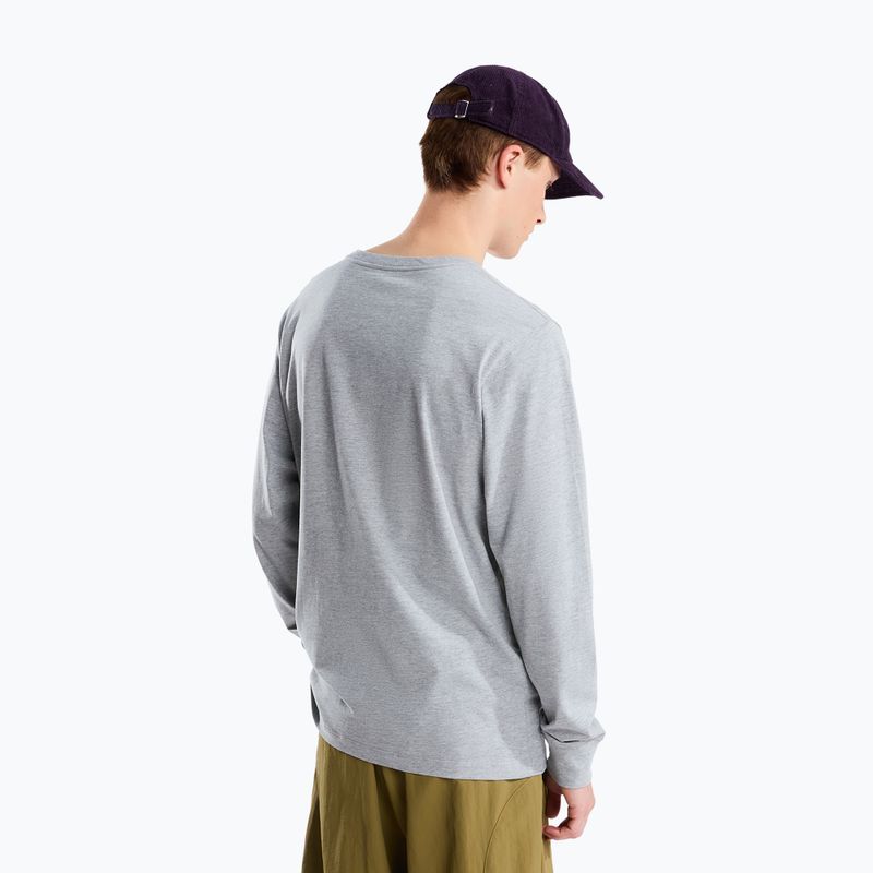The North Face Evolution Simple Dome Regular LS Tee tnf pale grey heather 3