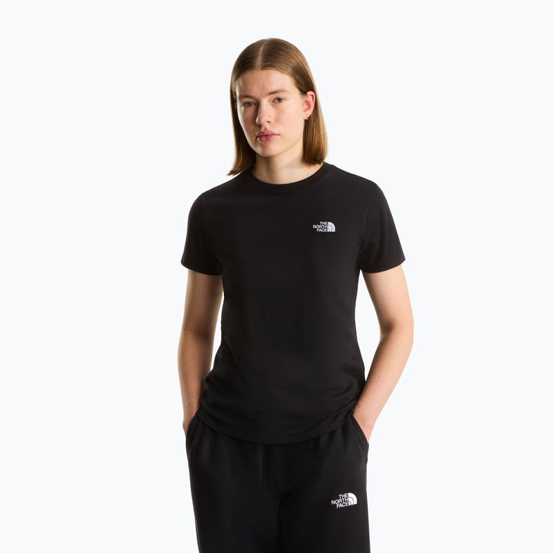 Tricou pentru femei The North Face Evolution Simple Dome Slim SS tnf black