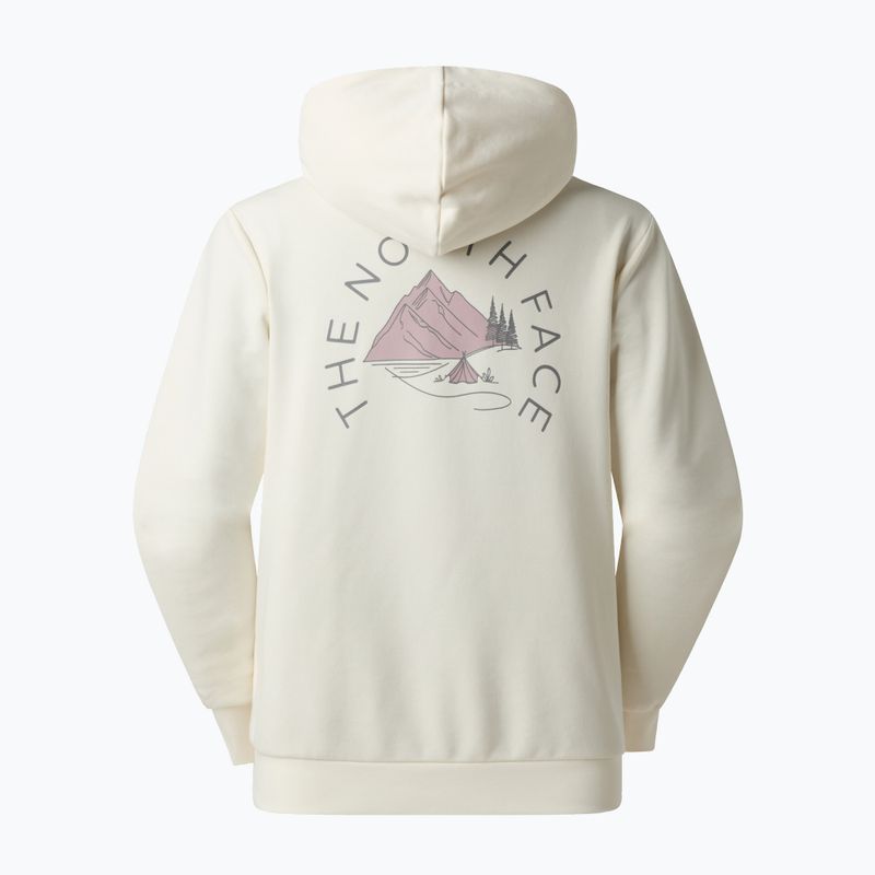 Bluză pentru femei The North Face Monte Regular Hoodie Graphic white dune 2