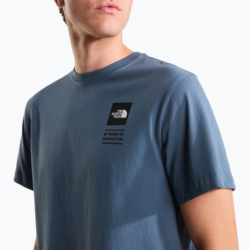 Tricou de trekking pentru bărbați The North Face Mountain Celebration Regular granite grey 5