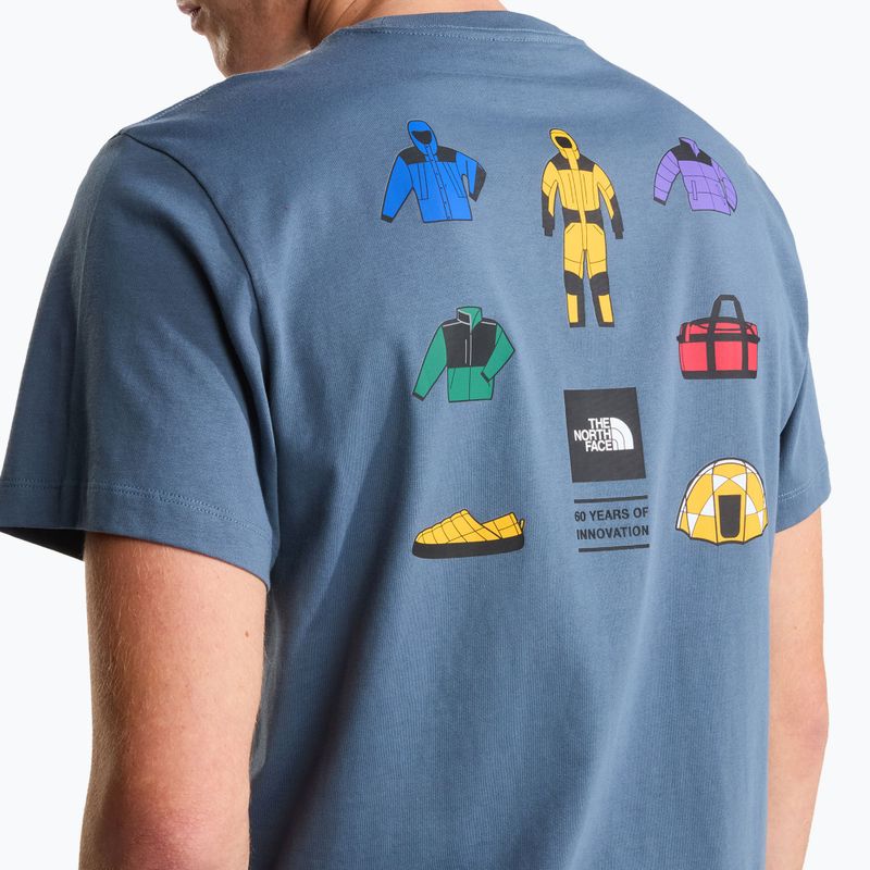 Tricou de trekking pentru bărbați The North Face Mountain Celebration Regular granite grey 6