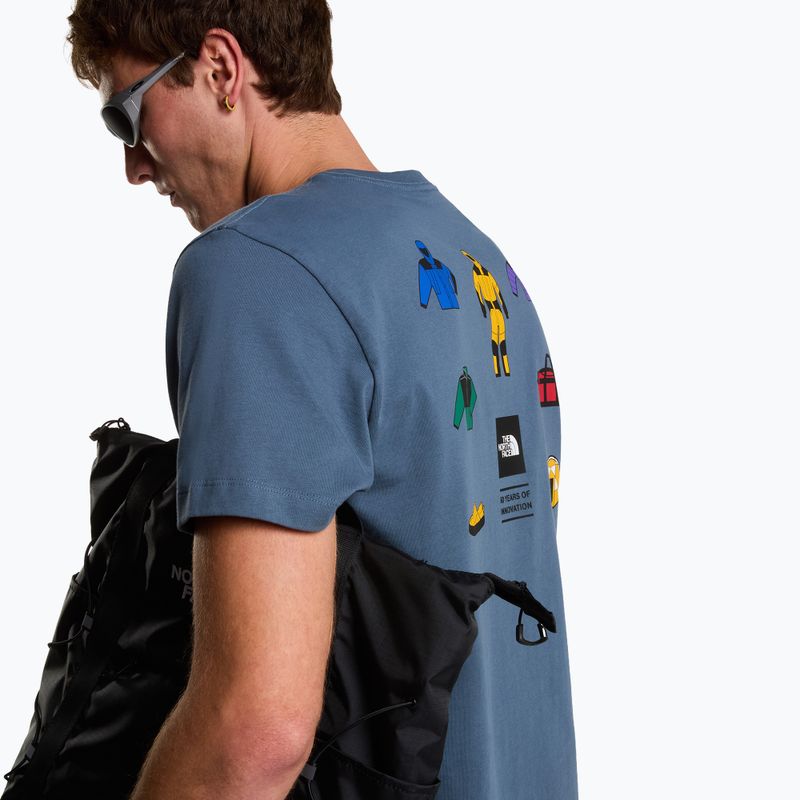 Tricou de trekking pentru bărbați The North Face Mountain Celebration Regular granite grey 7