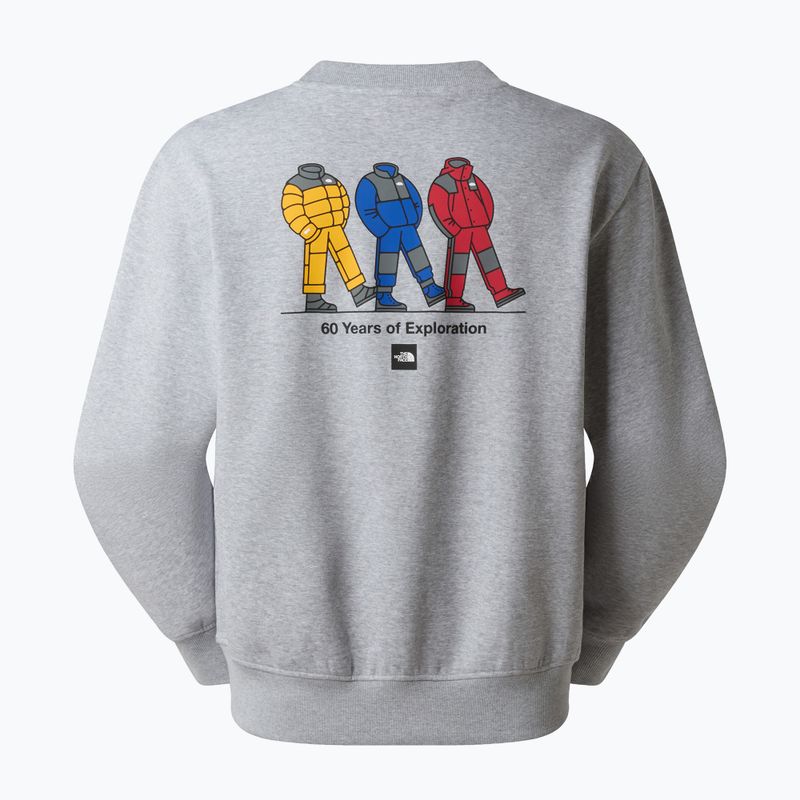 Bluză The North Face Celebration Relaxed Crew Graphic tnf light grey heather 2