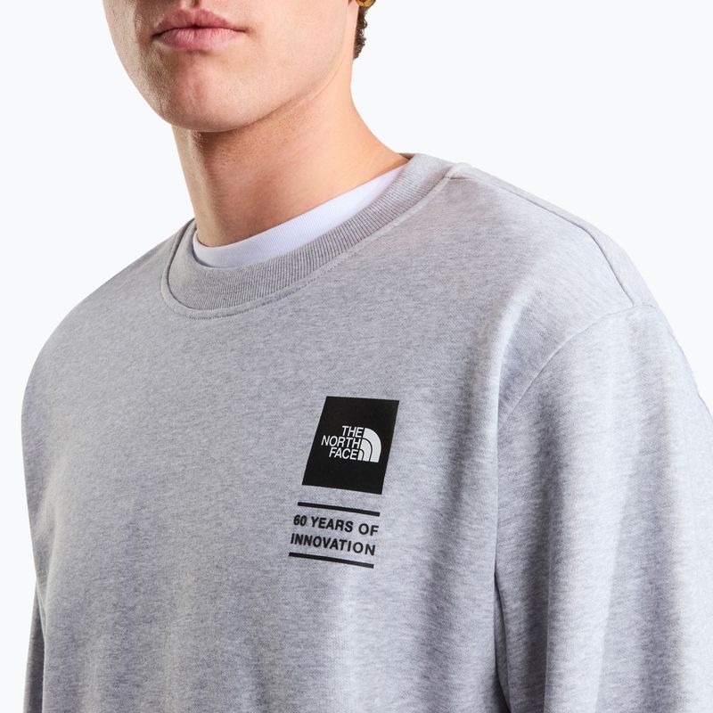 Bluză The North Face Celebration Relaxed Crew Graphic tnf light grey heather 9