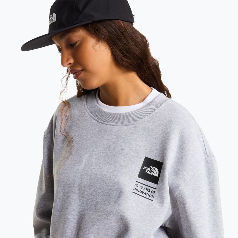 Bluză The North Face Celebration Relaxed Crew Graphic tnf light grey heather 10